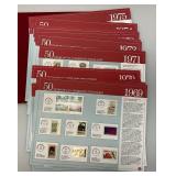 Collectible Album Of 50 Us Commemorative Stamps And Misc. Stamps