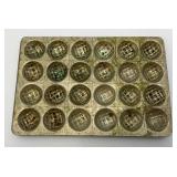 Vintage Metal Chocolate Mold 5 1/2" x 8"