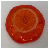 Mid Century Viking Glass 6 Pedal Candle Holder