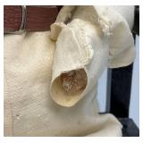 Vintage Hand Crafted Wax Grandma And Grandpa Figurines 14"