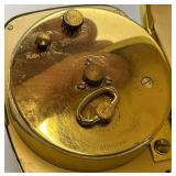 Misc. Vintage Clocks And Travel Clocks Including ELGIN And More (Chalkware Clock Horseman