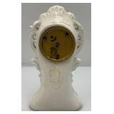 Misc. Vintage Clocks And Travel Clocks Including ELGIN And More (Chalkware Clock Horseman
