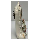 Misc. Vintage Clocks And Travel Clocks Including ELGIN And More (Chalkware Clock Horseman