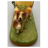 Misc. Vintage Clocks And Travel Clocks Including ELGIN And More (Chalkware Clock Horseman