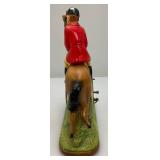 Misc. Vintage Clocks And Travel Clocks Including ELGIN And More (Chalkware Clock Horseman