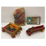 Misc. Primitive Wooden Toys And Blocks