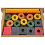 Misc. Primitive Wooden Toys And Blocks