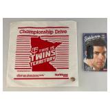 Misc. Minnesota TWINS Apparel Some New With Tags, Old Ticket Stubs, Collectible Items And More