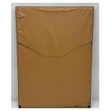 Framed Behind Glass Mexican Folk Art Amate Bark Painting Of Village With Farm Animals 20" x 27"