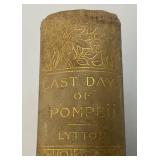 1834 "The Last Days Of PompII" By Bulwer Lytton Hard Cover