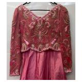 Vintage Colllectible Embroidered And Beaded Dress