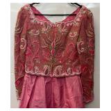 Vintage Colllectible Embroidered And Beaded Dress