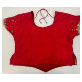 Vintage Colllectible Embroidered And Beaded Dress/Skirt And Top Size 44