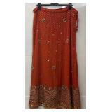 Vintage Colllectible Embroidered And Beaded Dress/Skirt And Top Size 44