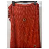 Vintage Colllectible Embroidered And Beaded Dress/Skirt And Top Size 44