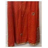 Vintage Colllectible Embroidered And Beaded Dress/Skirt And Top Size 44