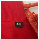 Vintage Colllectible Embroidered And Beaded Dress/Skirt And Top Size 44