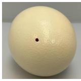 Hand Painted Pheasant Scene Ostrich Egg With Stand