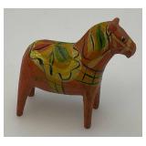 Misc. Vintage Wood Carved Items Including Camel Bone  Inlaid Trinket Box And More