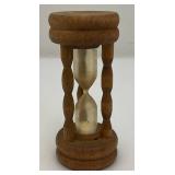 Misc. Vintage Wood Carved Items Including Camel Bone  Inlaid Trinket Box And More