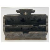 Misc. Vintage Wood Carved Items Including Camel Bone  Inlaid Trinket Box And More