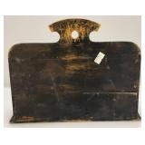 Misc. Vintage Wood Carved Items Including Camel Bone  Inlaid Trinket Box And More