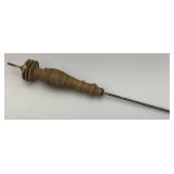 Misc. Vintage Wood Carved Items Including Camel Bone  Inlaid Trinket Box And More