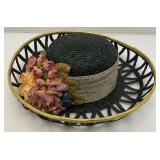 Misc. Clutch Purses And Vintage Ornate Hat