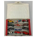 1973 Hotwheels Collectors Case With Cars & Hotwheel Track