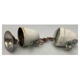 Vintage Bicycle Lights (One Missing Lens)