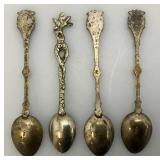 Misc. Heavy Metal Items Including Chrome bell, Heavy Brass Container And More