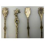 Misc. Heavy Metal Items Including Chrome bell, Heavy Brass Container And More