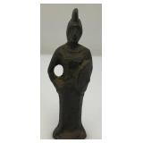 Misc. Heavy Metal Items Including Chrome bell, Heavy Brass Container And More