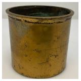 Misc. Heavy Metal Items Including Chrome bell, Heavy Brass Container And More