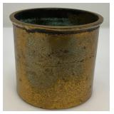 Misc. Heavy Metal Items Including Chrome bell, Heavy Brass Container And More