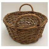 Unique Vintage Metal Woven Basket, Collectibles And More