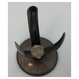 Unique Vintage Metal Woven Basket, Collectibles And More