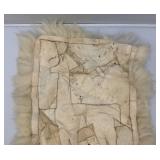 Avintage Alpaca Fur Rug Liama Design From Peru