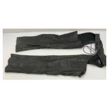 Misc. Vintage Clothing And More Including Leather Jacket (XL), Leather Riding Chaps (L) Vintage Wool Blanket And More