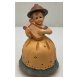 Vintage Handmade Wooden Music Boxes, Hummel Wooden Music Box & Inlaid Wooden Laquered Serving Tray (Cracks Present In Clearcoat)