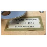 Vintage Handmade Wooden Music Boxes, Hummel Wooden Music Box & Inlaid Wooden Laquered Serving Tray (Cracks Present In Clearcoat)