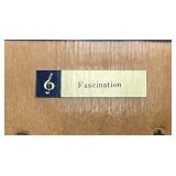 Vintage Handmade Wooden Music Boxes, Hummel Wooden Music Box & Inlaid Wooden Laquered Serving Tray (Cracks Present In Clearcoat)