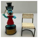 Vintage Toys Including OHIO Arts Co. Tin Litho Doll Cart And More