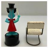 Vintage Toys Including OHIO Arts Co. Tin Litho Doll Cart And More