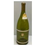 Three Tall Vintage Glass Wine Bottles (Perfect For Coins Or Marbles)