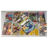 Misc. Vintage Comics Including "MARVEL UNIVERSE" And More (Bagged And Carded)