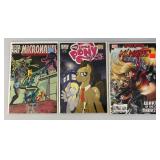 Misc. Vintage Comics Including "MARVEL UNIVERSE" And More (Bagged And Carded)