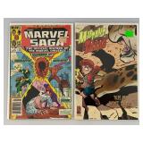 Misc. Vintage Comics Including "MARVEL UNIVERSE" And More (Bagged And Carded)