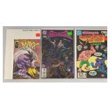 Misc. Vintage Comics Including "MS.  MARVEL" And More (Bagged And Carded)