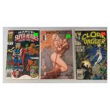 Misc. Vintage Comics Including "MS.  MARVEL" And More (Bagged And Carded)